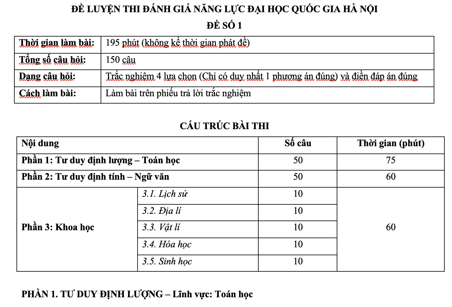 ảnh trích ra từ bộ đề luyện thi đgnl đại học quốc gia hà nội